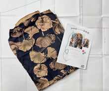 Load image into Gallery viewer, Country Wrap Kit - Navy Floral Velvet Feel Fabric