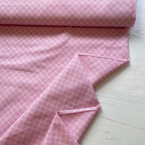 Trellis cotton fabric - 1/2 mtr - more colour options available