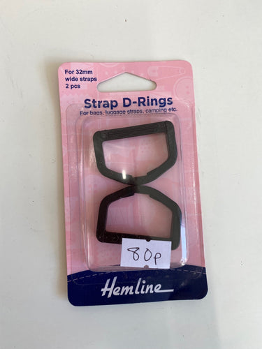 Strap D-rings - 32mm