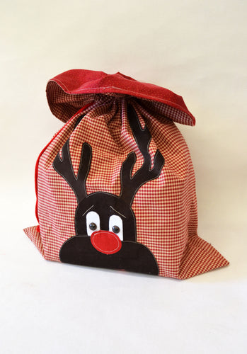 Reindeer Present Sack Pattern