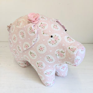 Rosey Posey Pig Pattern